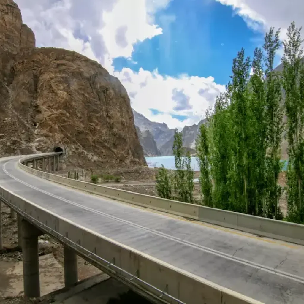 The Fort Munro Steel Bridge in Pakistan