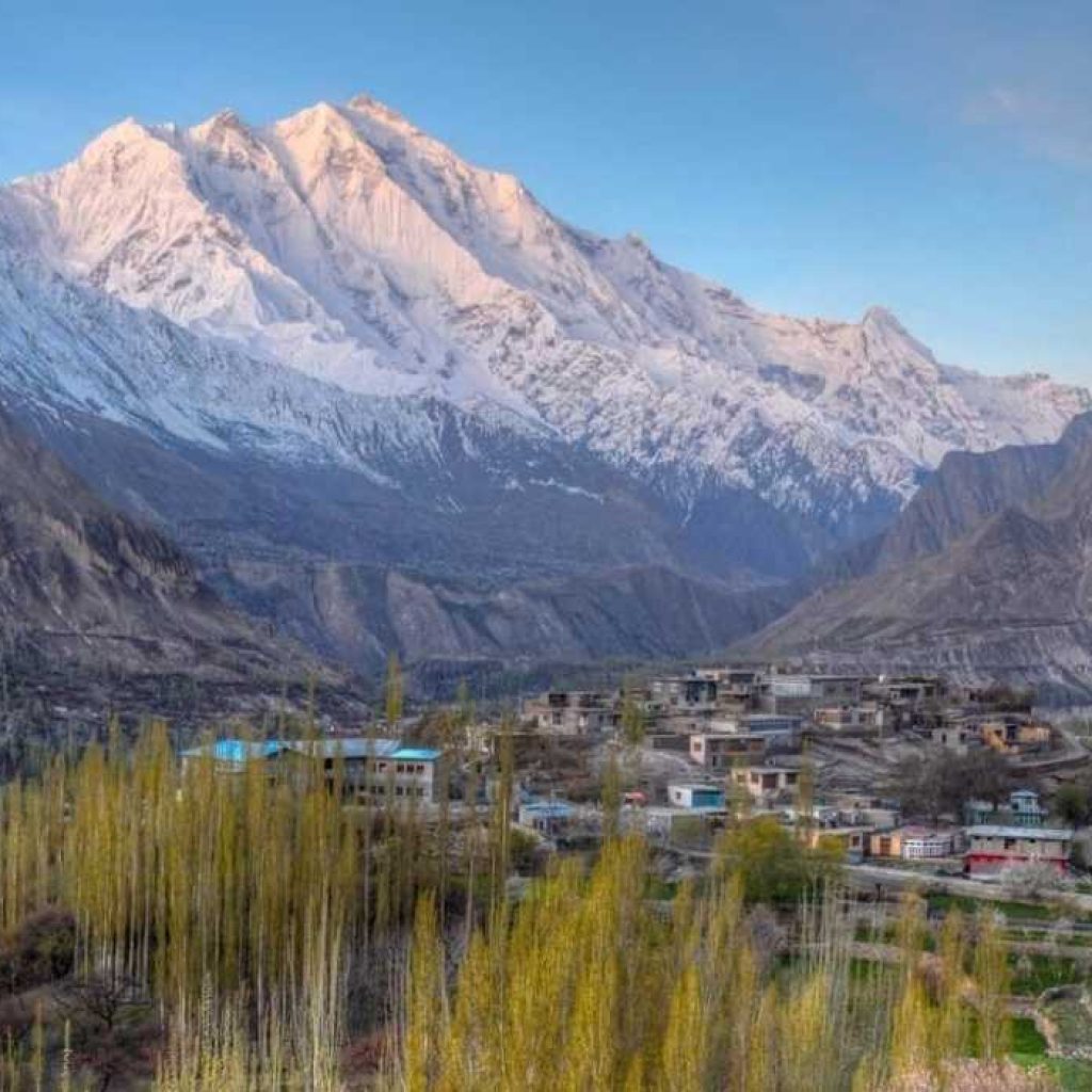 Rakaposhi peak view from Hunza Valley