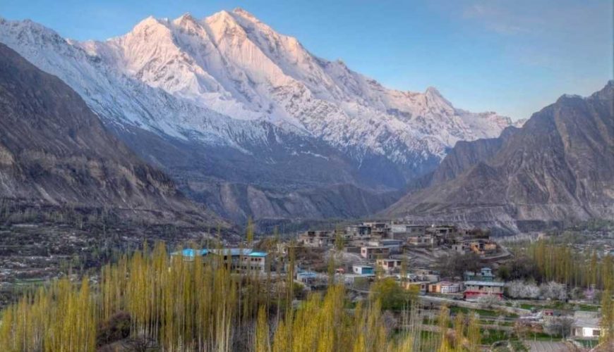 Rakaposhi peak view from Hunza Valley